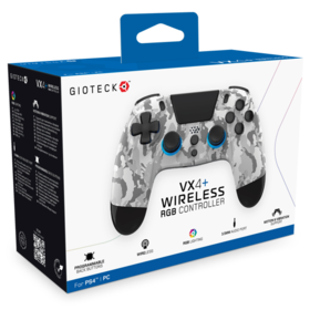 Mando Wireless Premium Bt Led White Camo Ps4