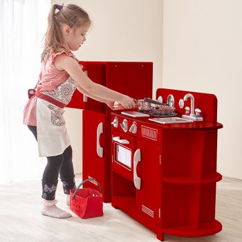 Teamson Kids Cocina De Juguete De Madera Con Utensilios Para Niños  Td-11708ar con Ofertas en Carrefour