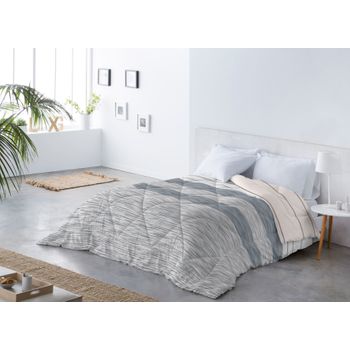 Edred n N rdico Estampado Reversible Naia Para Cama De 90 Cm con