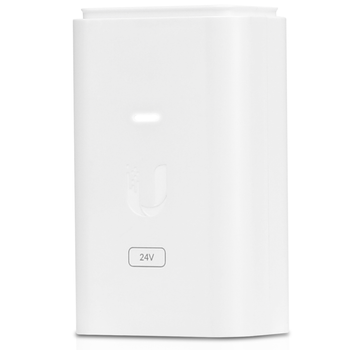 Ubiquiti - Fuente De Alimentación O Adaptador Inyector Poe De Ubiquiti Networks Modelo Poe-24-7w-g-wh Isp De 24v Con 7w A 0.3a Giga Blanco Ui23800