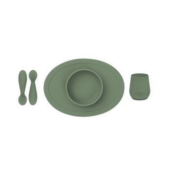 Tiny Set De Primeros Alimentos - Oliva - 4+ (tiny Bowl, Cup, Spoons)