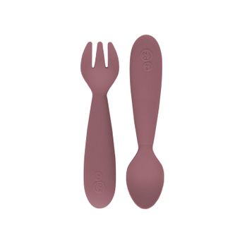 Mini Fork & Spoon - Pack De Cuchara Y Tenedor - Malva - 12+