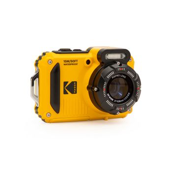 Kodak Pixpro - Wpz2 - Cámara Digital Compacta De 16mp Resistente Al Agua Y A Los Golpes - Amarillo