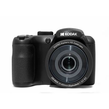 Kodak Pixpro Astro Zoom Az255 - Cámara Digital Bridge De 16 Mp, Zoom Óptico 25x, Vídeo Hd 1080p, Gran Angular De 24mm, Estabilizador Óptico De Imagen, Lcd De 3", Pila Aa - Negro