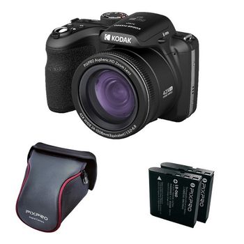 Kodak Pixpro Astro Zoom Az426 - Cámara Digital Bridge, Zoom Óptico 42x, Gran Angular 24mm, 20 Megapíxeles, Lcd 3, Vídeo Full Hd 1080p, Batería Li-ion - Negro