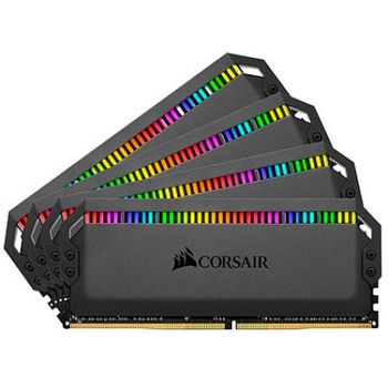 Memoria Corsair Ddr4 128gb 4x32gb Pc3600 Dominator Platinum Rgb Black Cmt128gx4m4d3600c18