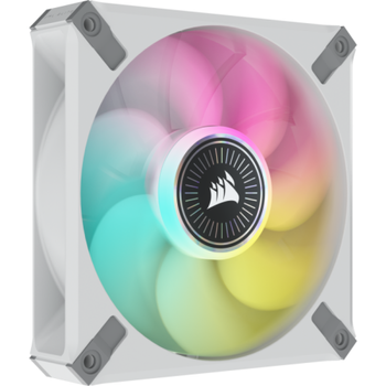 Corsair Icue Ml120 Rgb Elite Carcasa Del Ordenador Ventilador 12 Cm Blanco 3 Pieza(s)