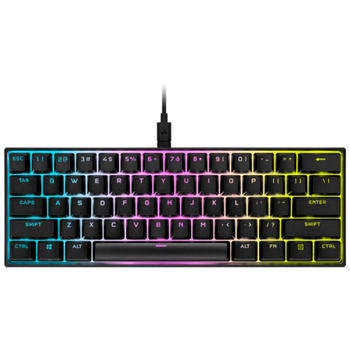 Corsair K65 Rgb Mini Teclado Usb Qwerty Inglés, Español Negro