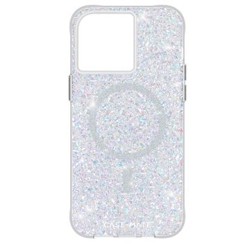 Funda Magsafe Para Iphone 15 Pro Max De Silicona Con Purpurina Mate Twinkle