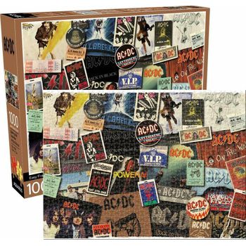 Puzzle De 1000 Piezas Ac/dc Album Collage