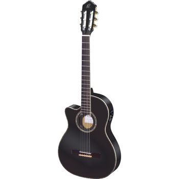 Guitarra Electroacustica Cuerdas De Nylon Ortega Rce145lbk