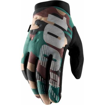 100% Brisker Guantes Camuflaje/negro