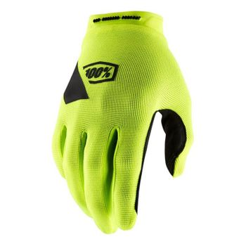 100% Ridecamp Glove Fluo Yellow