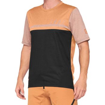 100% Maillot Airmatic Jersey Marrón/negro