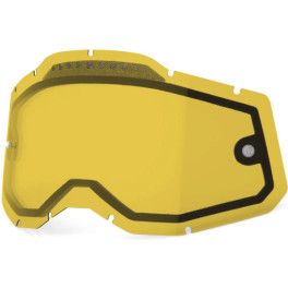 100% Lentes De Repuesto Rc2/ac2/st2 Vented Dual Pane Amarillo