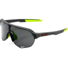 100% S2 - Soft Tact Cool Grey - Smoke Lens