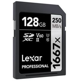 Tarjeta De Memoria Secure Digital (sd) Lexar 128gb Prof. 1667x Sd Ush-ii