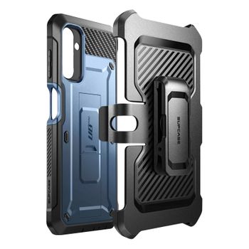 Carcasa Supcase Para Samsung A14 5g Antigolpes Soporte Clip Cinturón – Azul