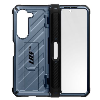 Carcasa Para Samsung Z Fold 5 Antigolpe Soporte Supcase Unicorn Beetle Pro Azul