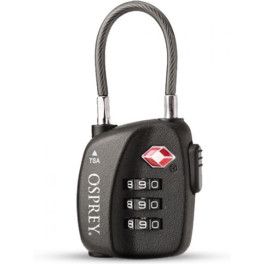 Osprey Candado Tsa 3 Dial Cable Lock Negro