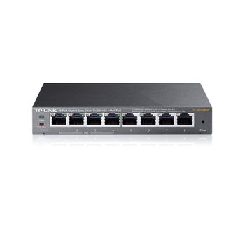 Tp-link - 8-port Gigabit Easy Smart Switch With 4-port Poe Unmanaged Network Switch Gigabit Ethernet (10/100/1000)