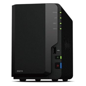 Nas Synology Diskstation  Ds218 - 2 Bahías - Cpu Qc 1.4ghz -