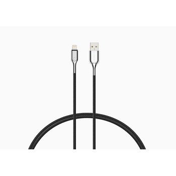 Cygnett Lightning - Usb-a 2 M Nero, Acciaio Inossidabile