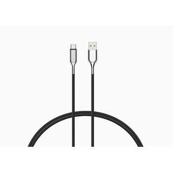 Cygnett Cy2682pcusa Cable Usb 2 M Usb 2.0 Usb C Usb A Negro, Acero Inoxidable