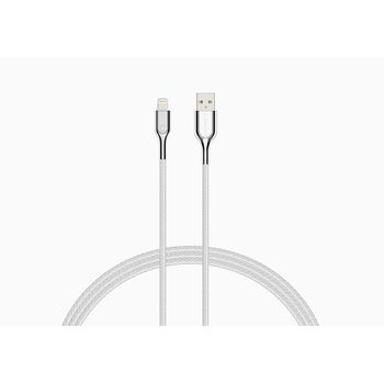 Cygnett Cy2687pccal Cable De Conector Lightning 3 M Acero Inoxidable, Blanco