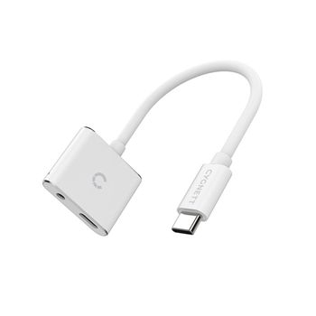 Cygnett Cy2866pccpd Cable De Audio 0,13 M 3,5mm Usb Tipo C Blanco