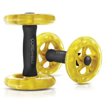 Rueda De Abdominales Core Wheels Amarillo Y Negro Sklz