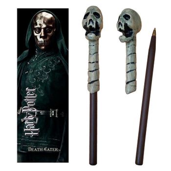 Varita Boligrafo Y Marcapaginas Death Eater Skull Harry Pott