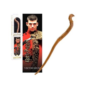 Replica Varita Harry Potter Viktor Krum Con Marcapaginas