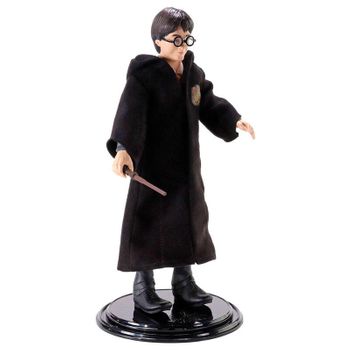 Figura Maleable Bendyfigs Harry Con Varita Harry Potter 19cm