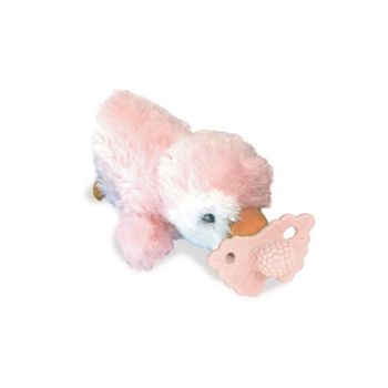 Peluche Pingüino + Sujeta Chupete Mordedor Razbuddy