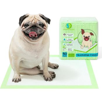 Empapadores Para Mascotas De 56x56cm Con Lengüetas Adhesivas Antideslizantes 50 Unidades