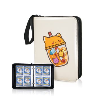 Carpeta Para Cartas Coleccionables Para 400 Cartas Clovercat