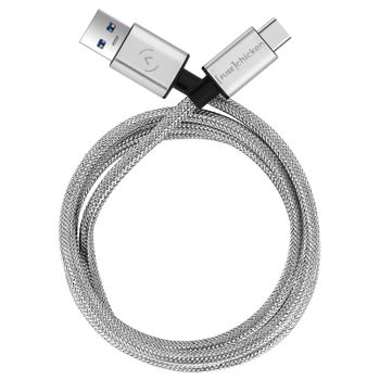 Cable Usb Tipo C Armor Fuse Chicken De Acero 1 Metro Carga Y Sincronización