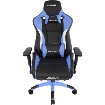 Silla Gaming Giratorio Ergonómico Con Reposacabeza Negro Azul con Ofertas  en Carrefour