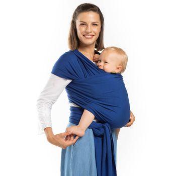 Fular Elástico Portabebé Bambú, Boba Wrap Serenity. Dark Blue