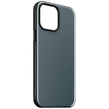 Funda Iphone 13 Pro Max Metal Tacto Suave Compatible Magsafe Horween Nomad Azul