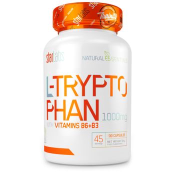 L-triptófano Con Vitaminas B6+b3 90 Capsulas