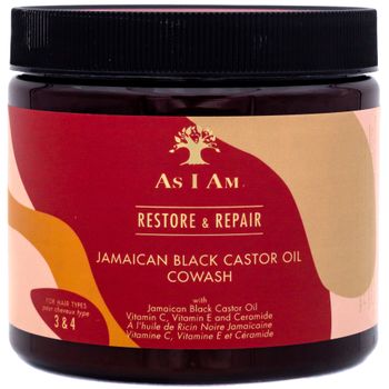 As I Am Restaura & Repara Jamaican Black Aceite De Ricino Cowash 454 Gr