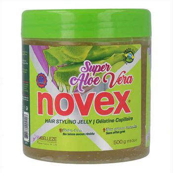 Cera De Fijación Suave Novex Super Aloe Vera (500 Ml)