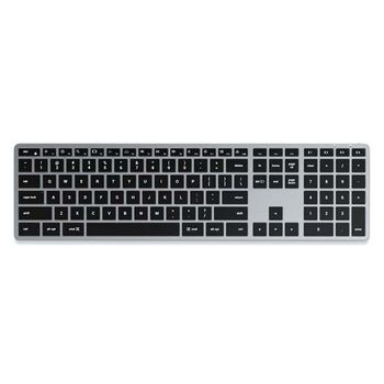 Teclado Slim X3 Usb-c Bluetooth Qwerty Retroiluminado Con Teclado Numérico