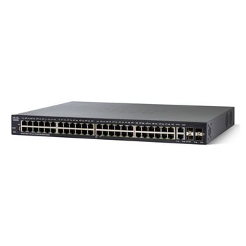 Switch Cisco 52 Puertas Fast Ethernet Poe Sfp Administrado Negro (sf250-48hp-k9-eu)