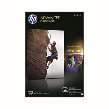 Hp Papel Foto Advanced Glossy 250 G/m2, 25 Hojas (100x150mm)