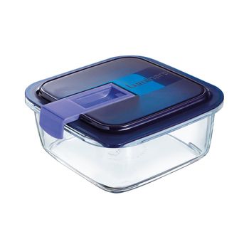 Luminarc Pure Box Active - Recipiente Hermetico Rectangular, Vidrio