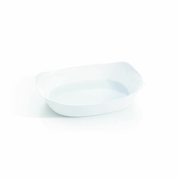 Fuente Para Horno Luminarc Smart Cuisine Blanco Vidrio (38 X 27 Cm)