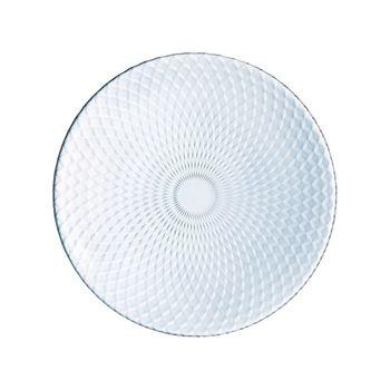 Plato Llano Luminarc Pampille Clear Transparente Vidrio (ø 25 Cm)